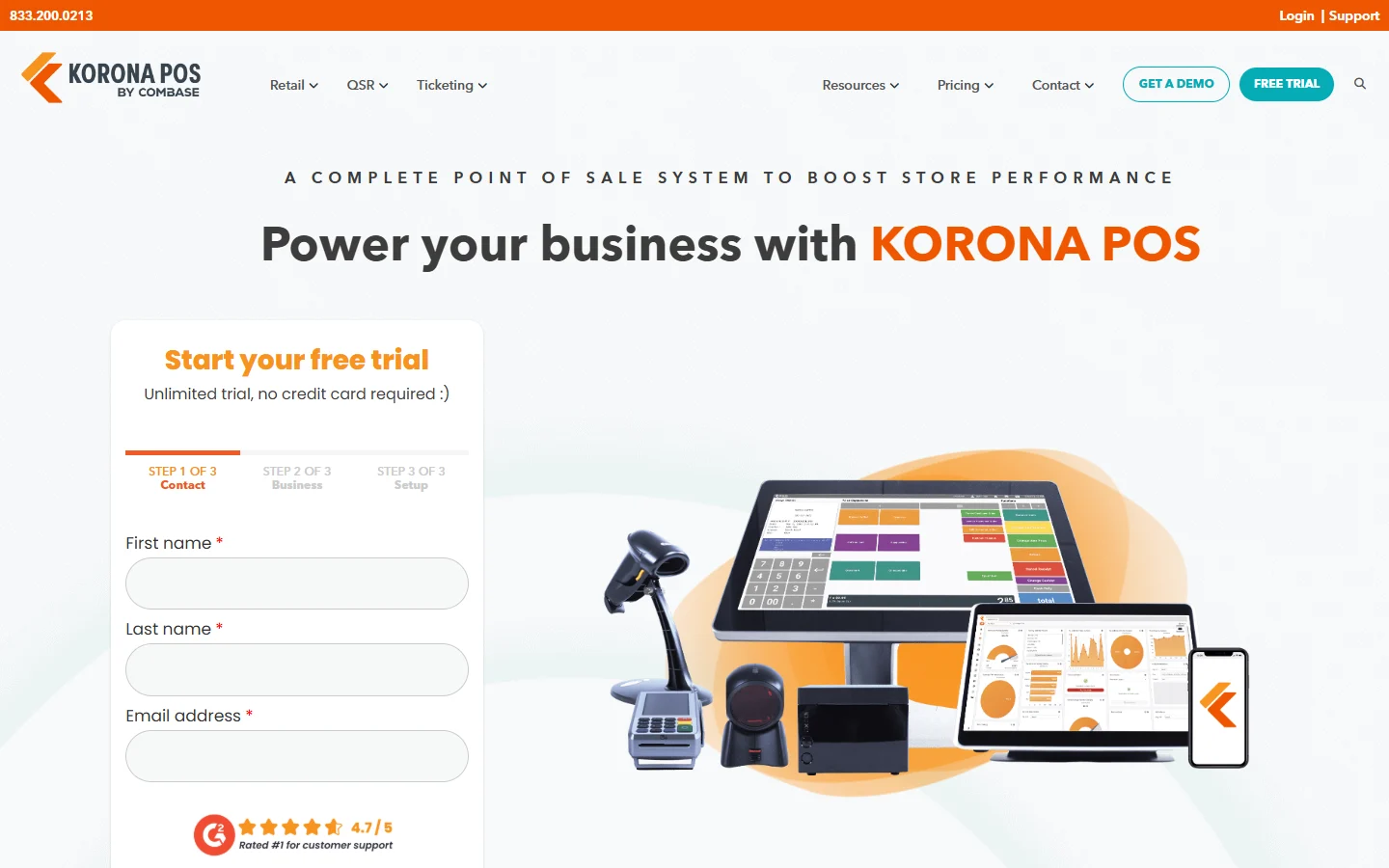 KORONA POS screenshot