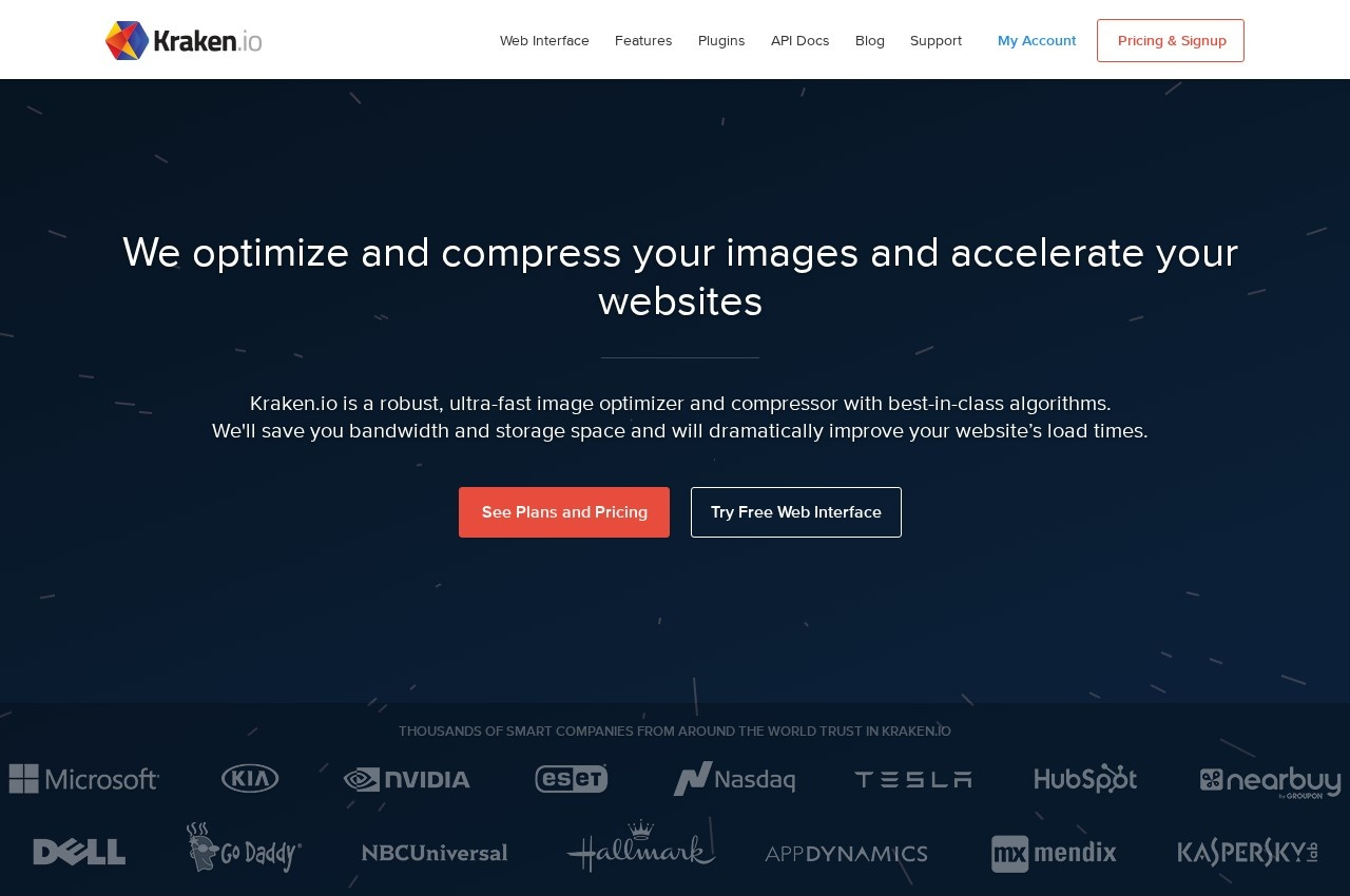 Kraken.io screenshot