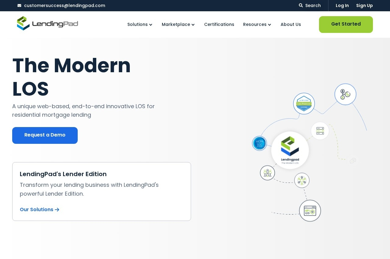 LendingPad screenshot