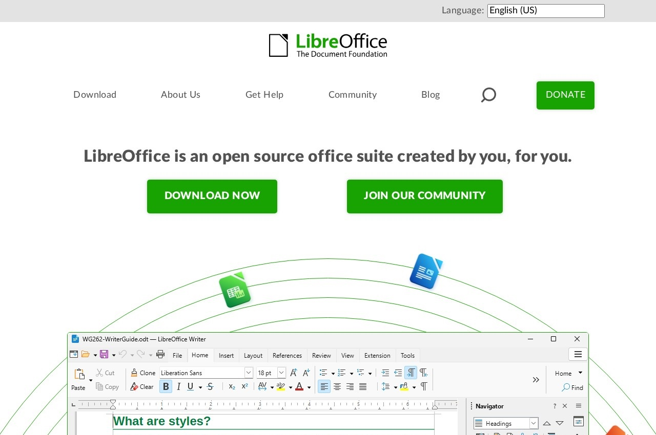 LibreOffice screenshot