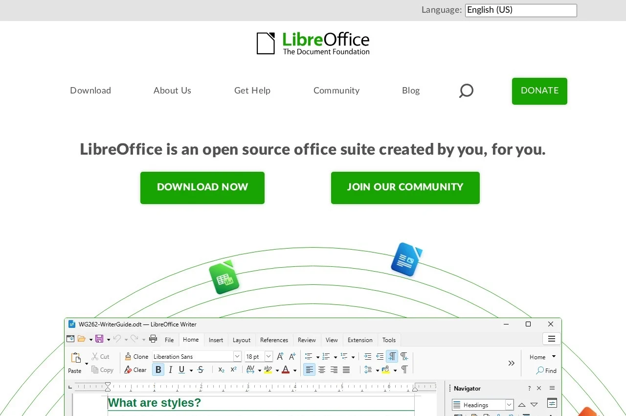 LibreOffice screenshot