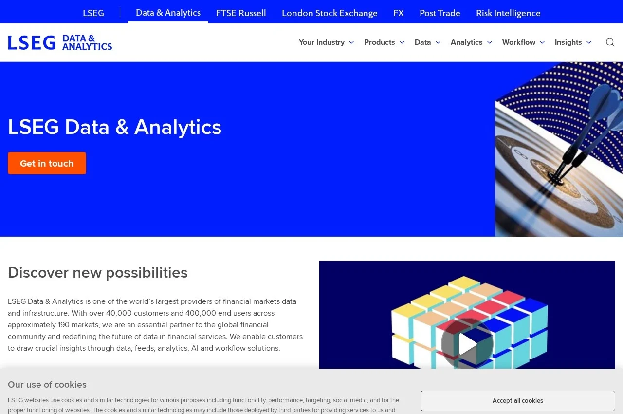LSEG (Refinitiv) Data APIs screenshot