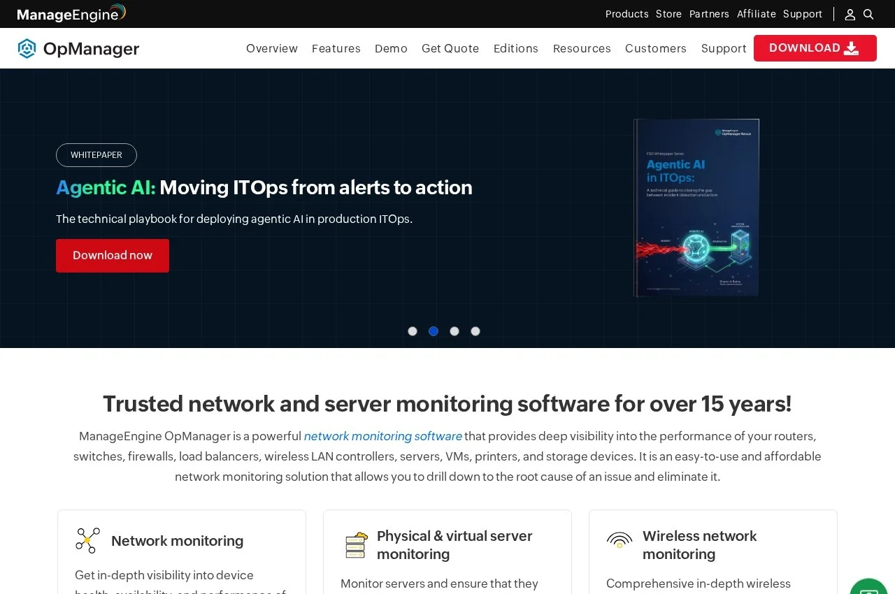 ManageEngine OpManager screenshot