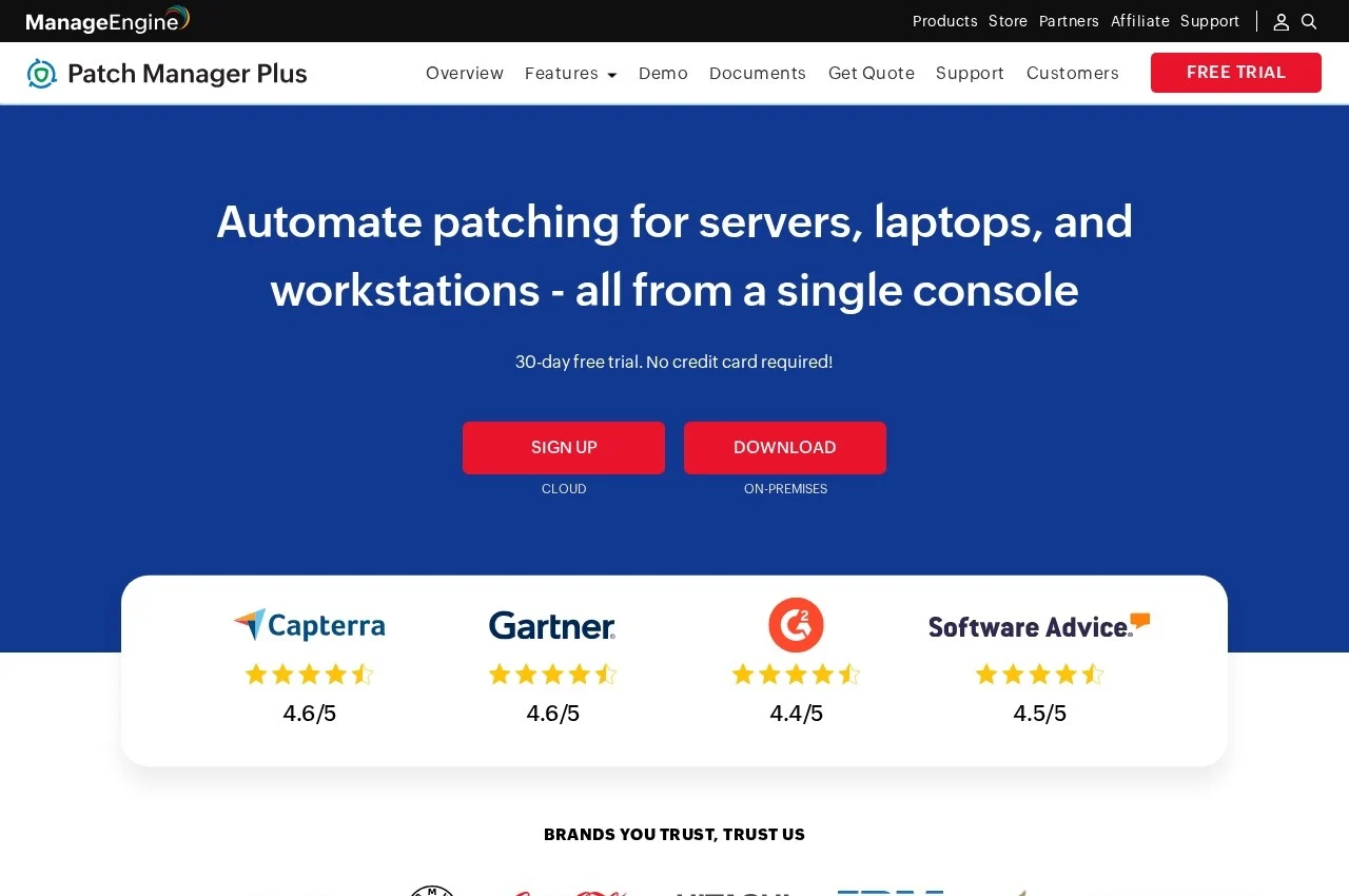 ManageEngine Patch Manager Plus screenshot