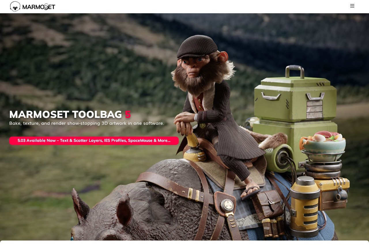 Marmoset Toolbag screenshot