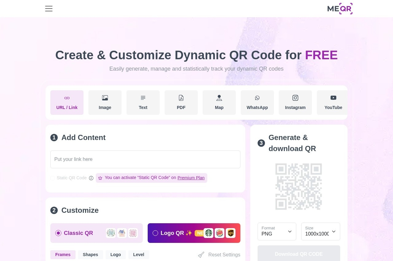 ME-QR screenshot