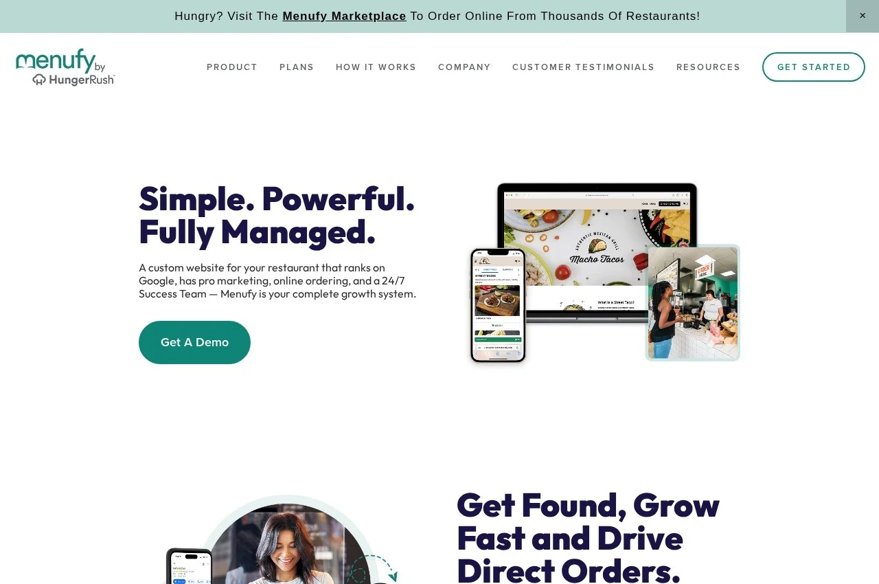 Menufy screenshot
