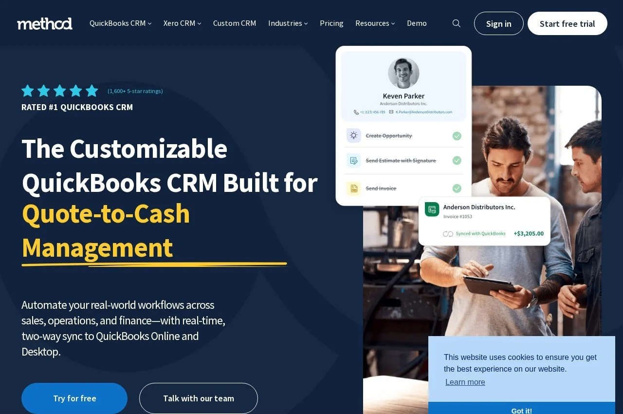 Method:CRM screenshot