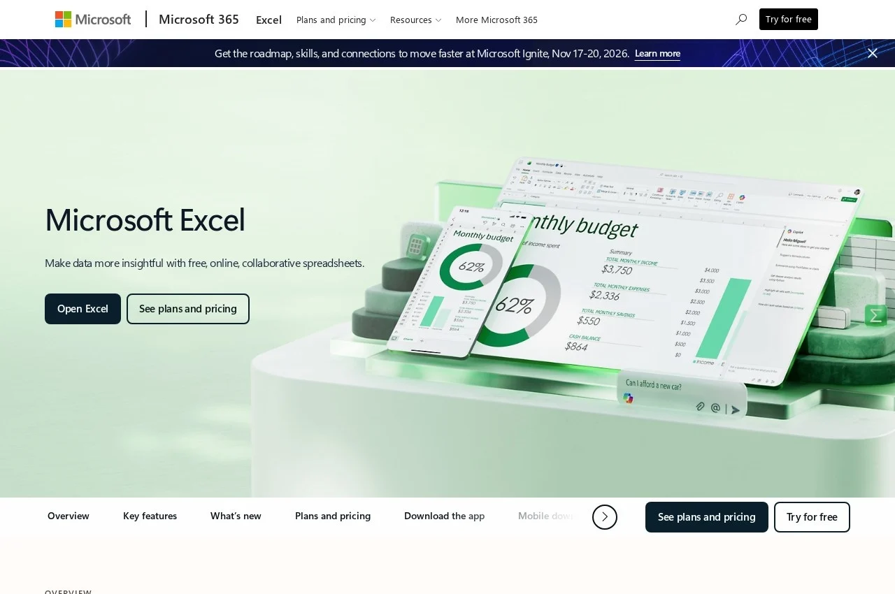Microsoft Excel screenshot