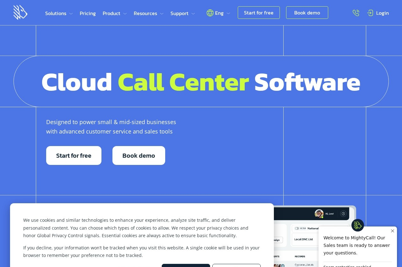 MightyCall screenshot
