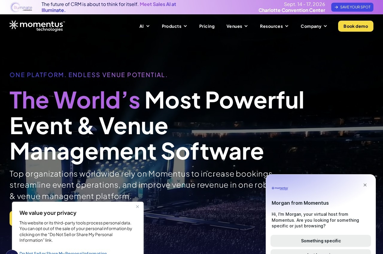Momentus Technologies screenshot
