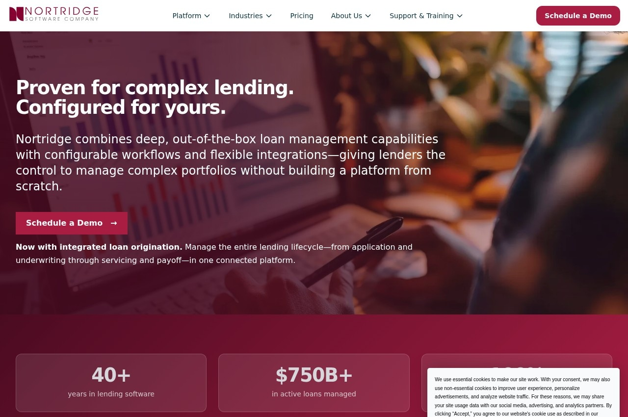 Nortridge Loan Software screenshot