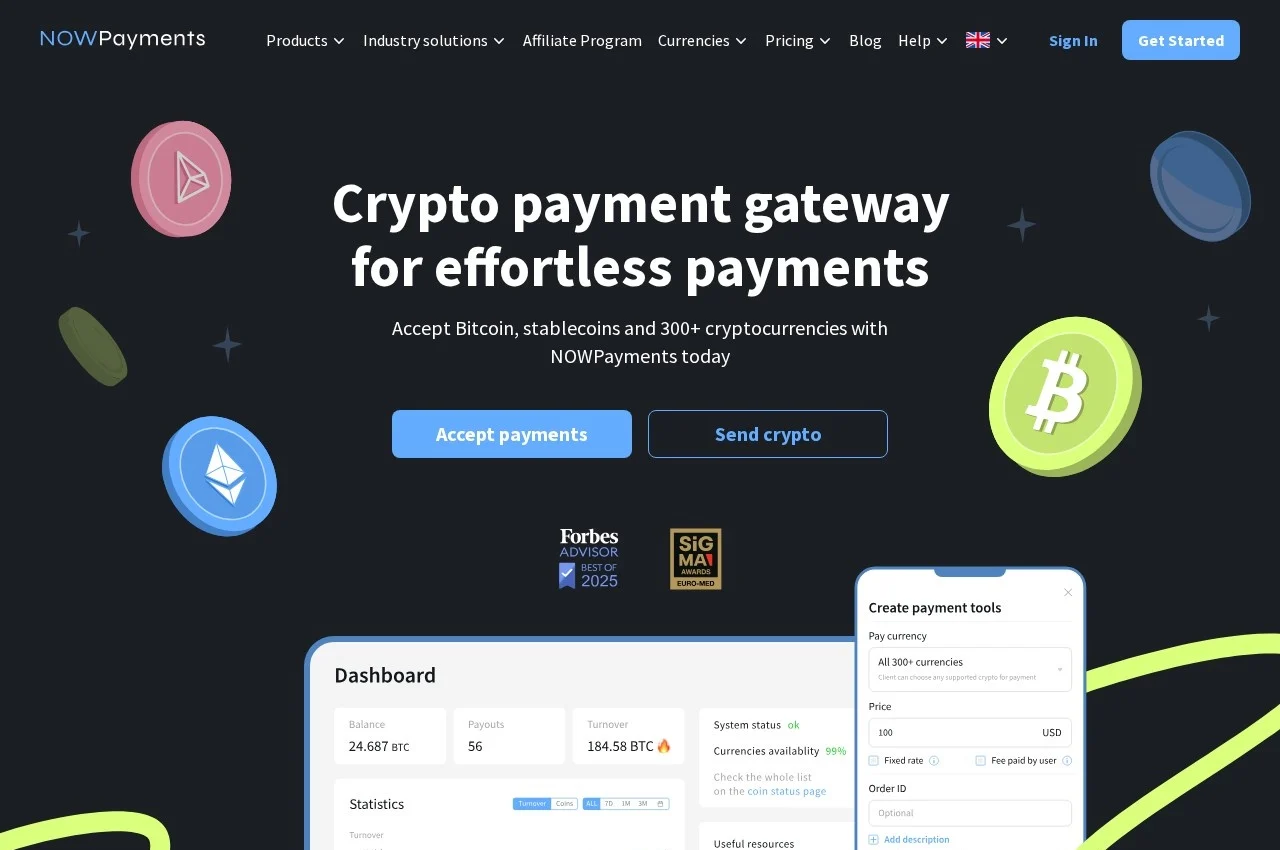 NOWPayments screenshot