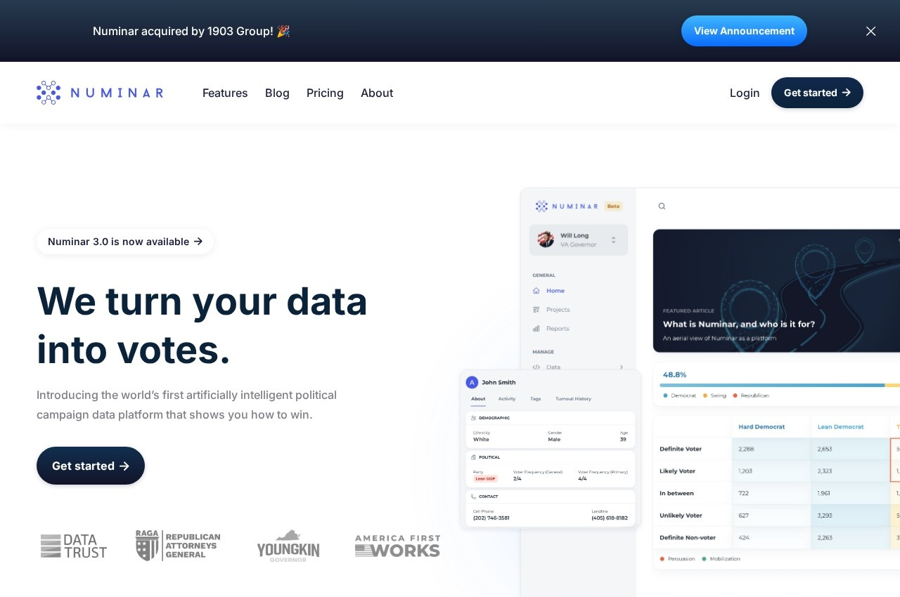 Numinar screenshot