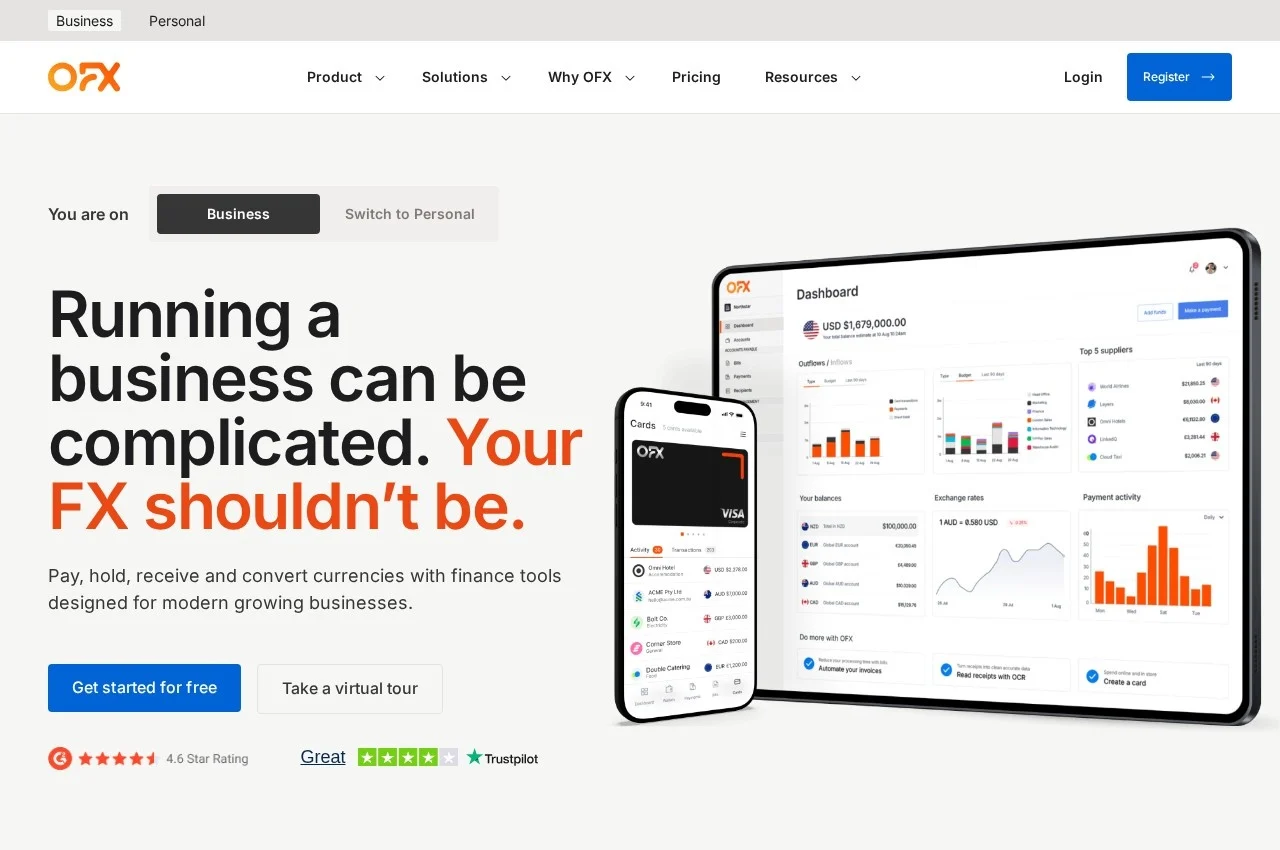 OFX screenshot