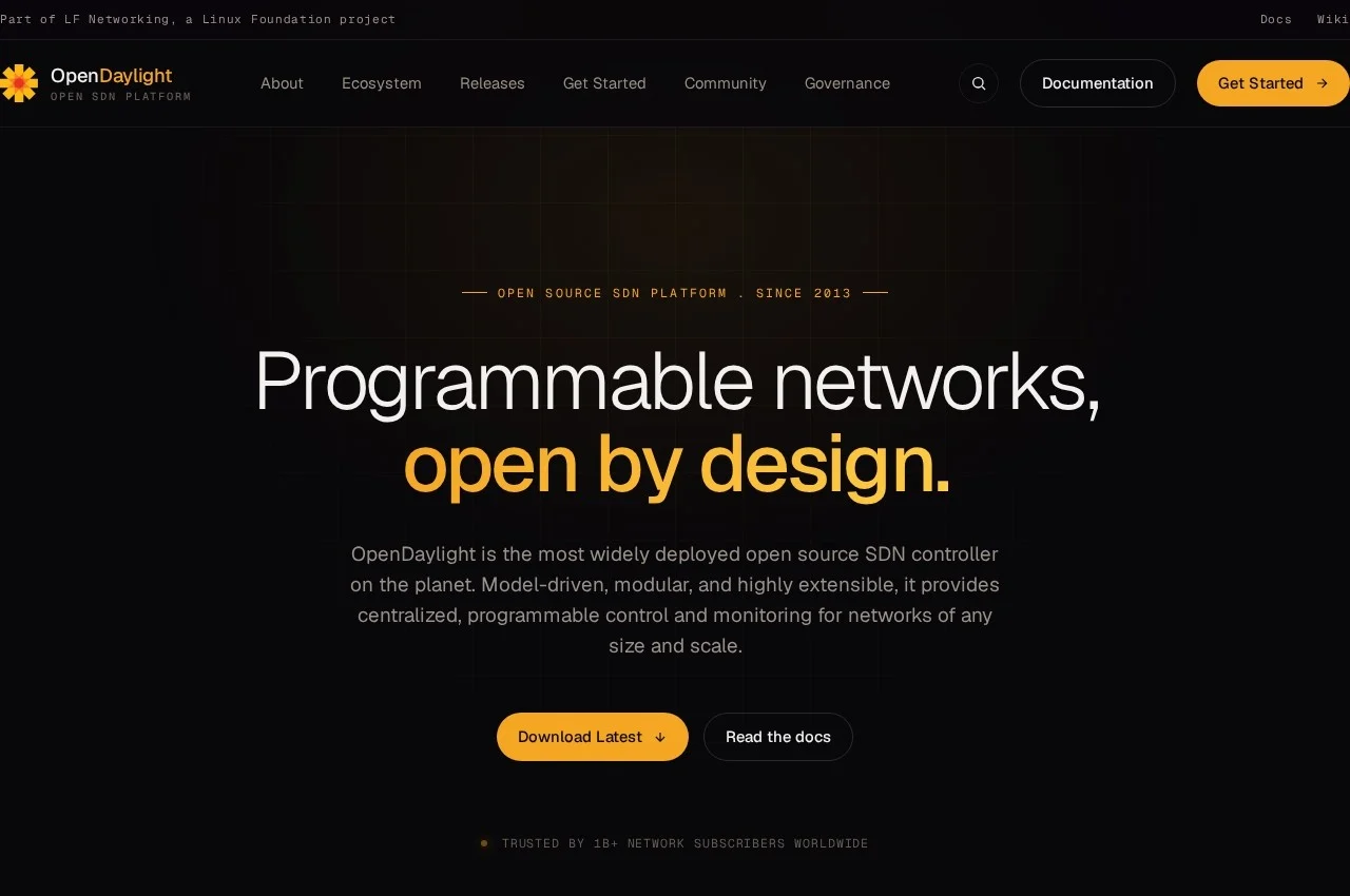 OpenDaylight screenshot