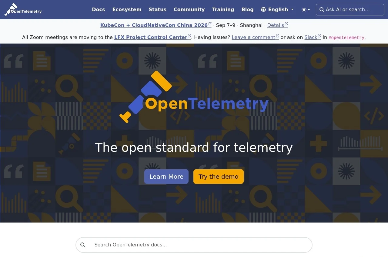 OpenTelemetry screenshot