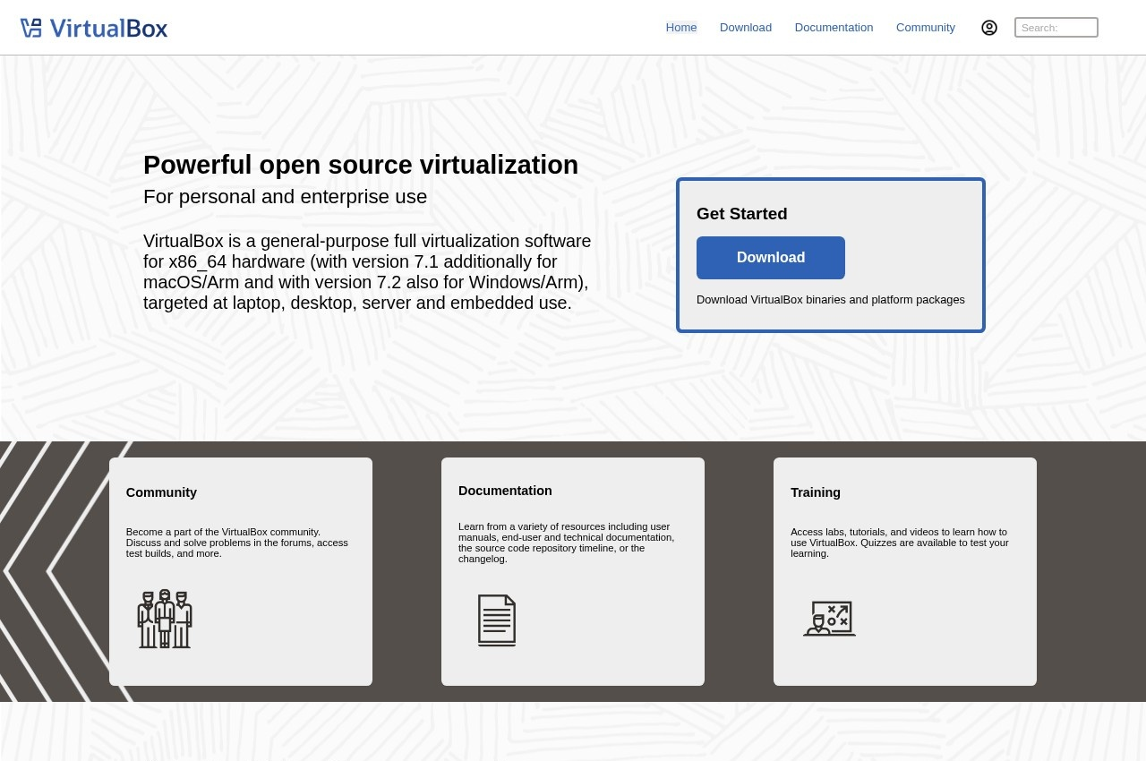Oracle VM VirtualBox screenshot
