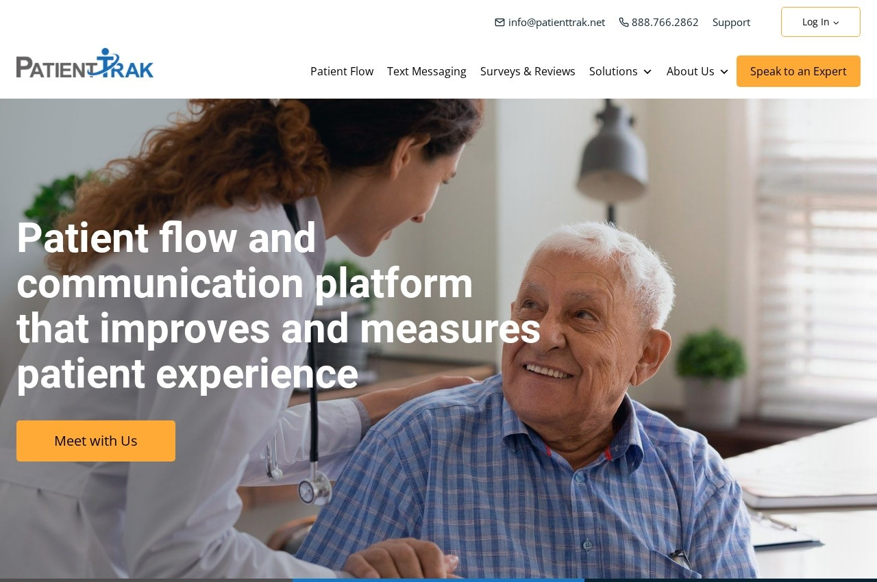 PatientTrak screenshot