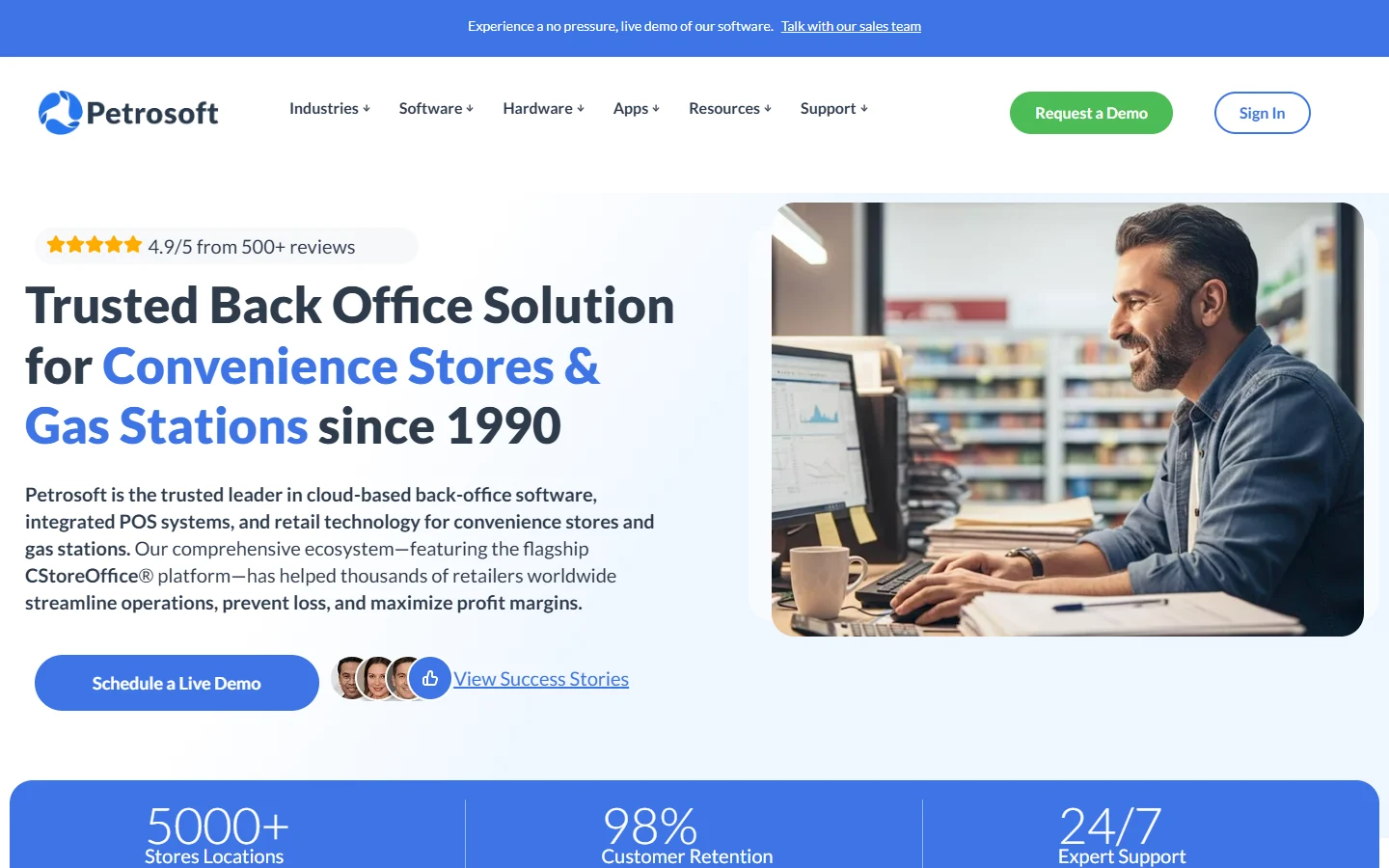 Petrosoft CStoreOffice screenshot