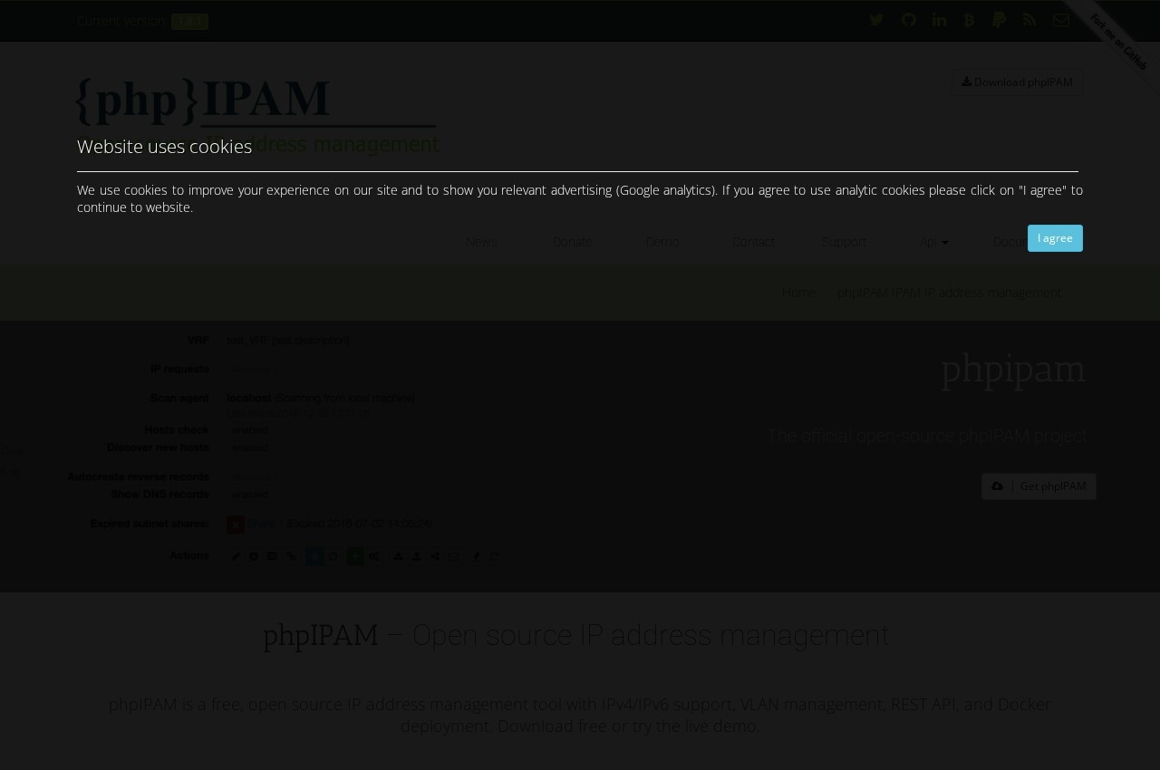 phpIPAM screenshot