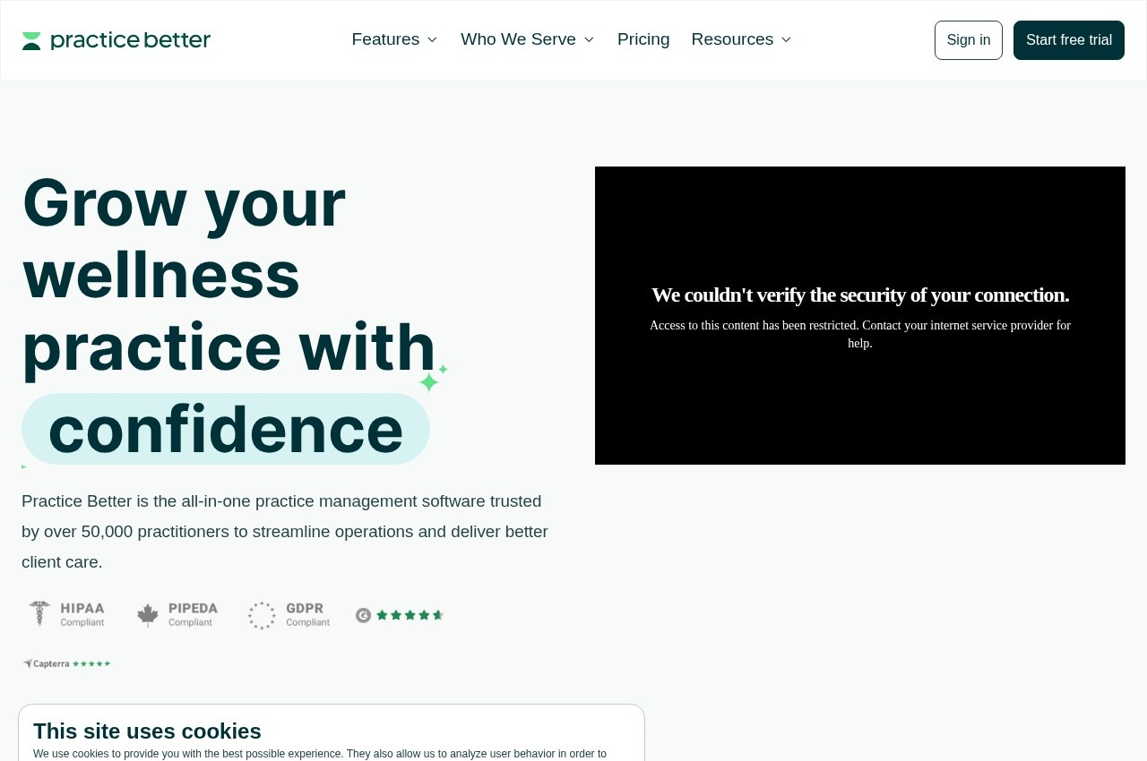 Practice Better screenshot