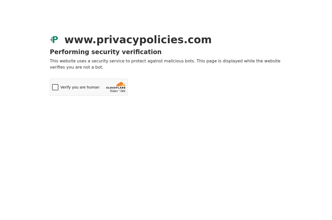 PrivacyPolicies.com screenshot