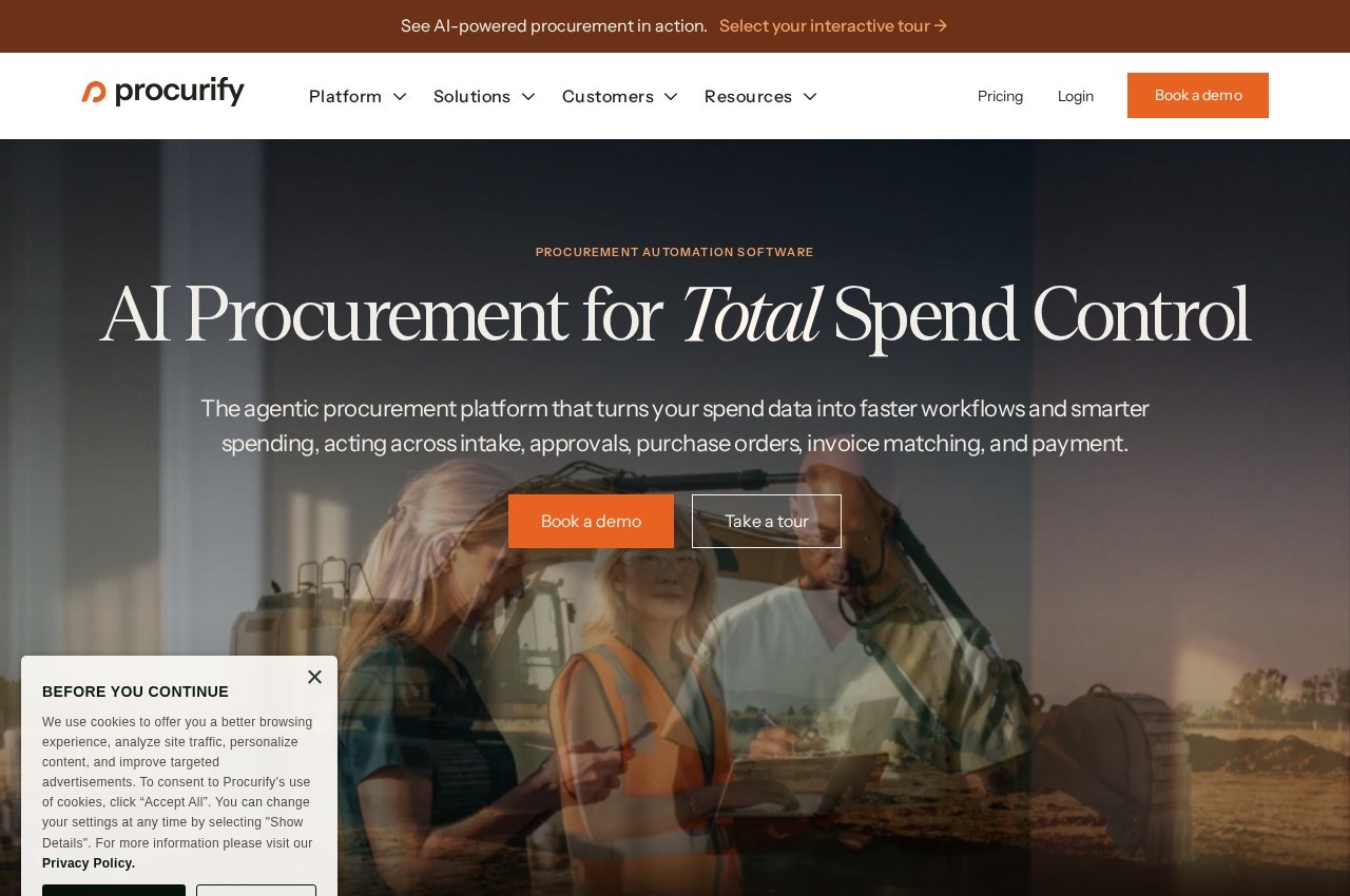 Procurify screenshot