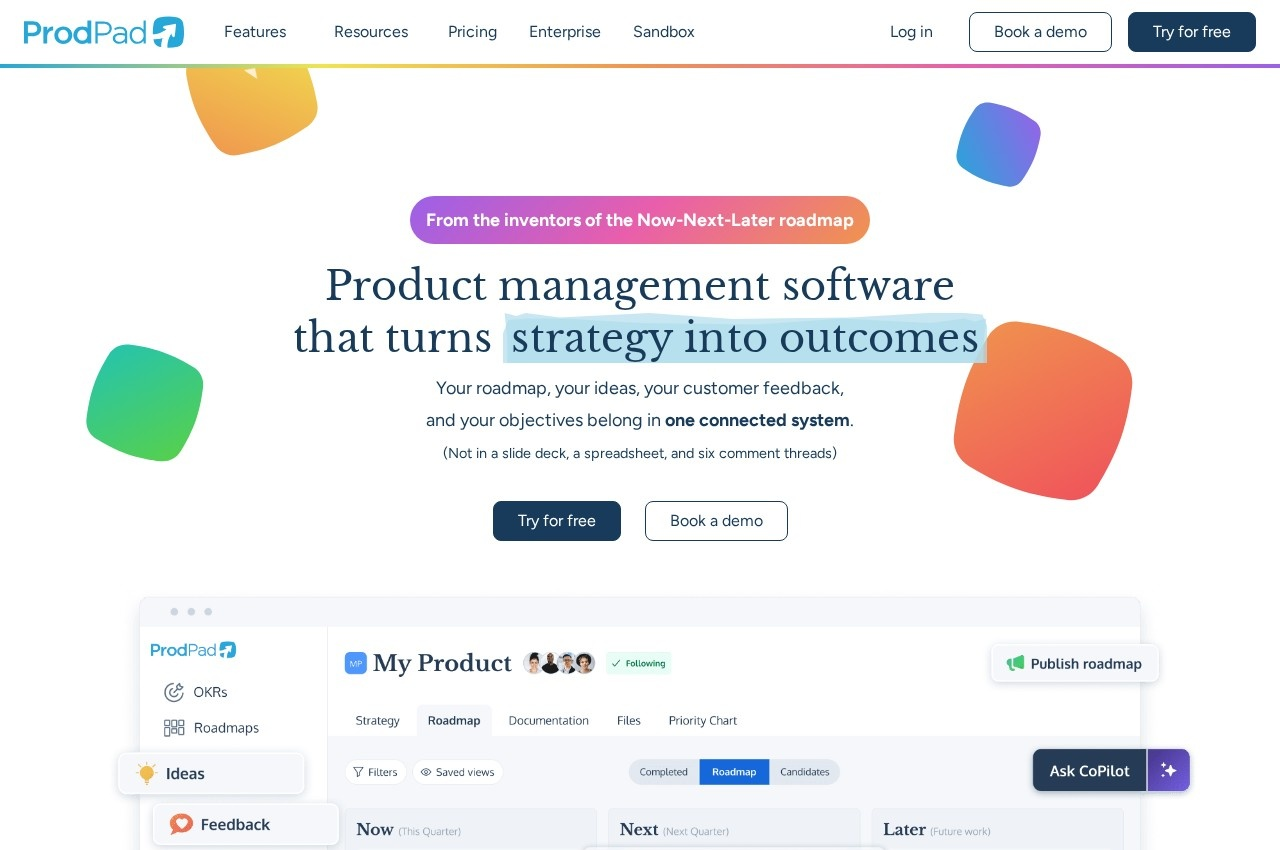 ProdPad screenshot