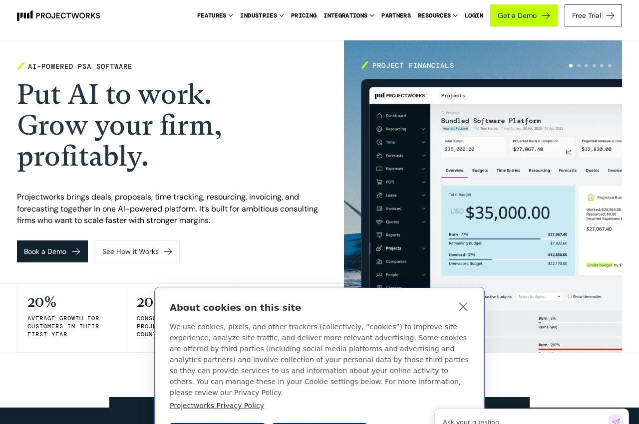 Projectworks screenshot