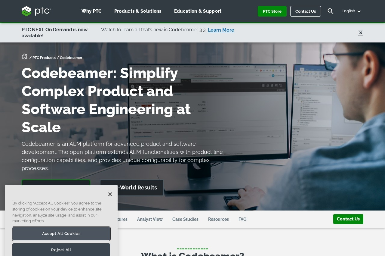 PTC Codebeamer screenshot