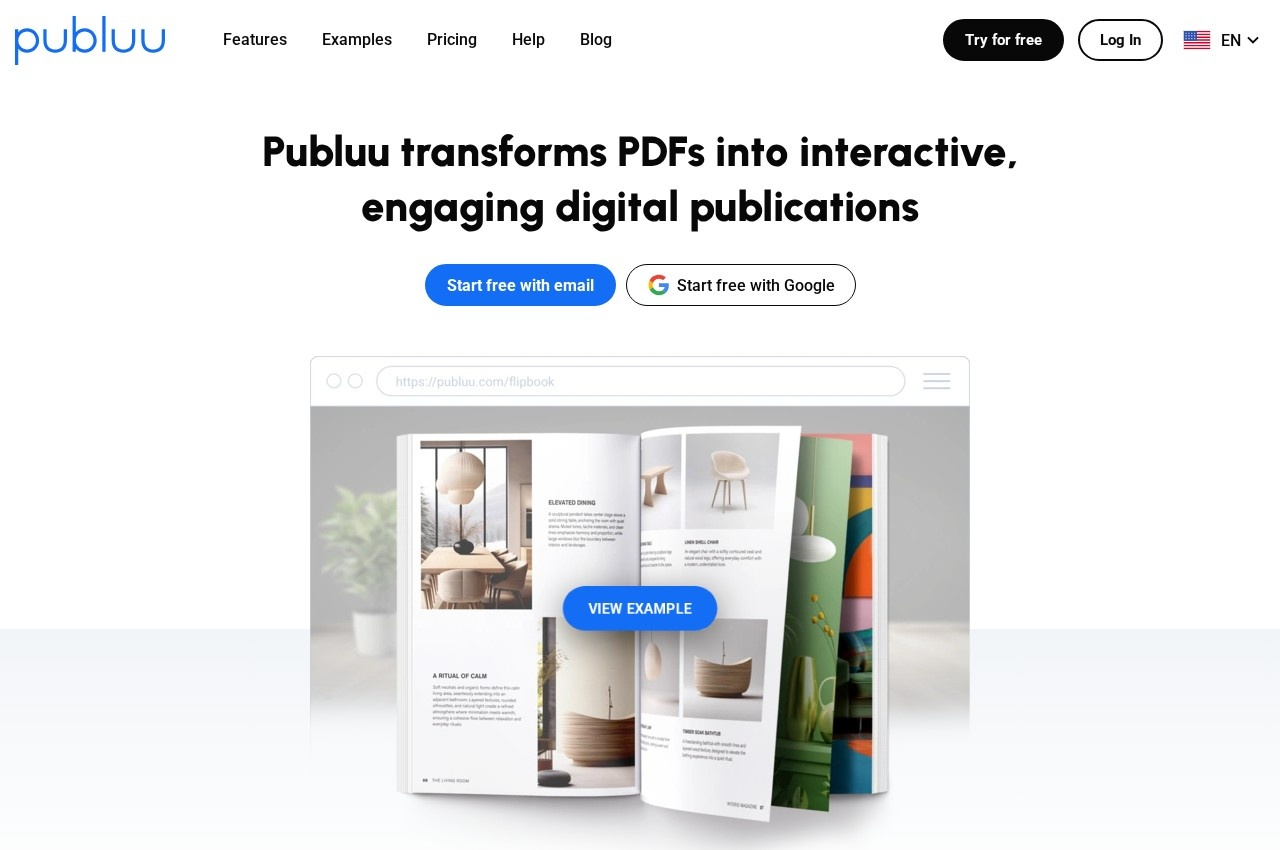 Publuu screenshot