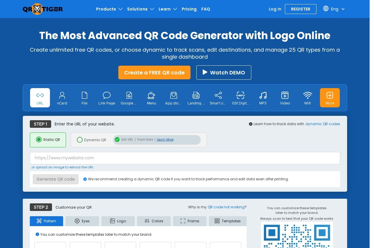 QR TIGER screenshot