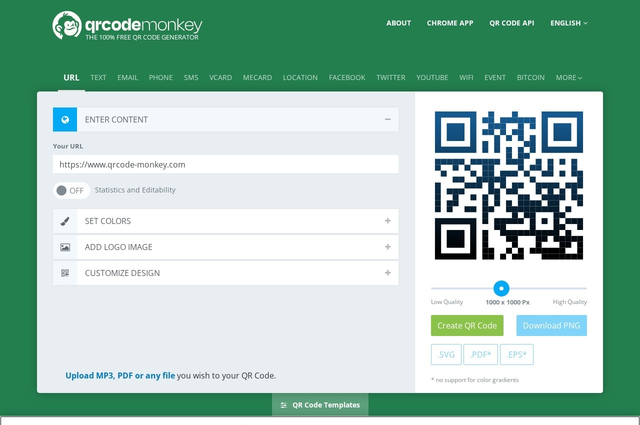 QRCode Monkey screenshot