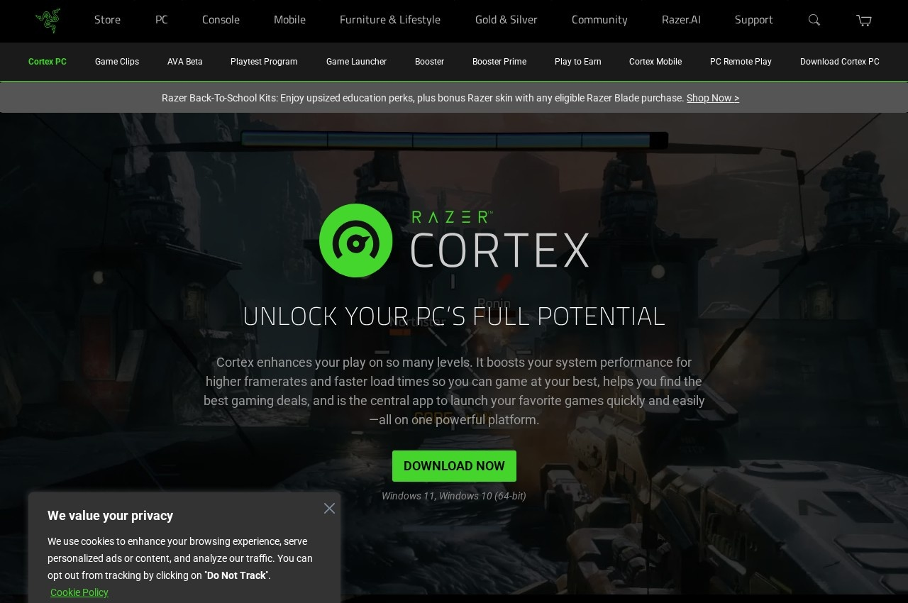 Razer Cortex screenshot