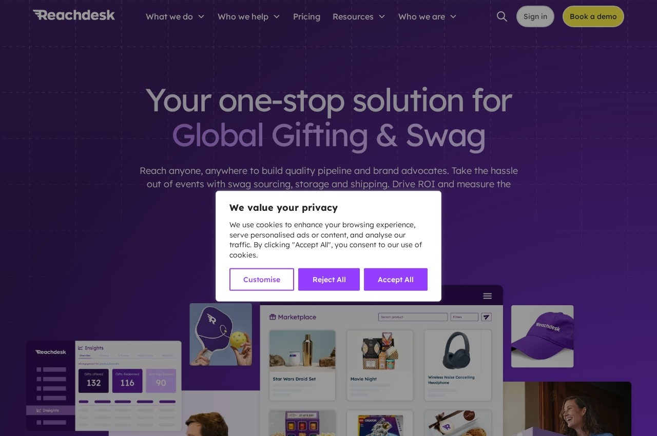 Reachdesk screenshot