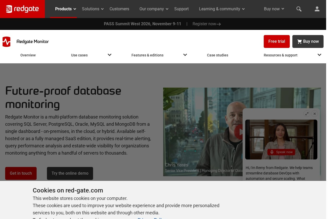 Redgate SQL Monitor screenshot