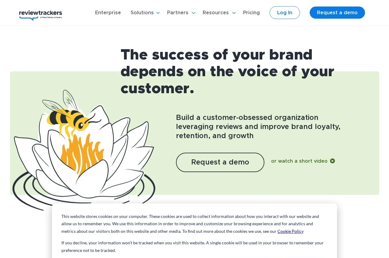 ReviewTrackers screenshot