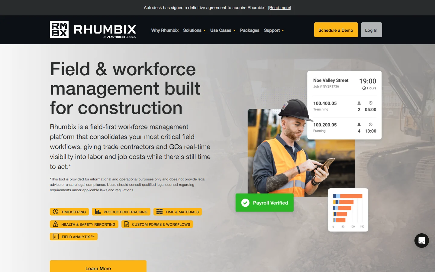 Rhumbix screenshot