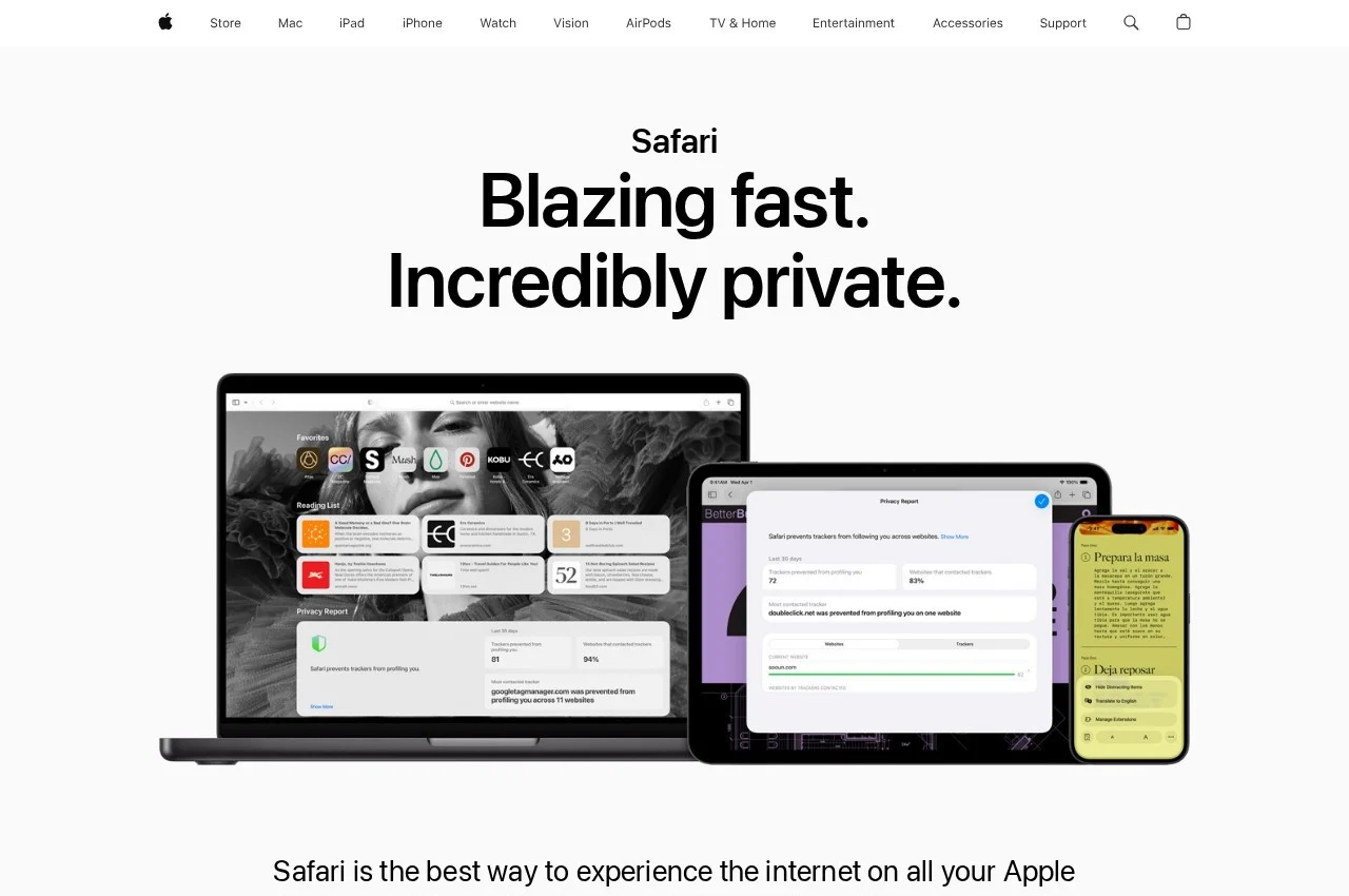 Safari screenshot
