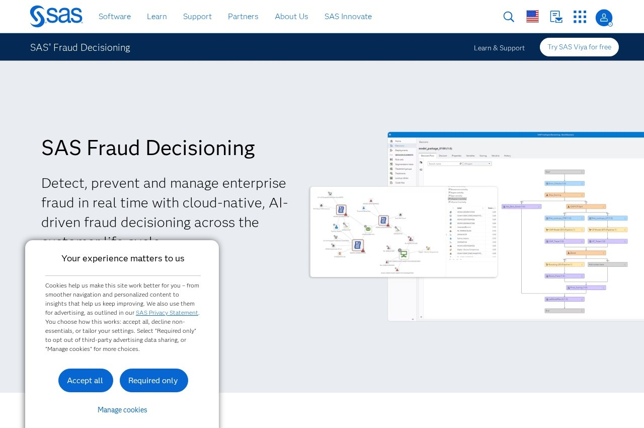 SAS Fraud Management screenshot