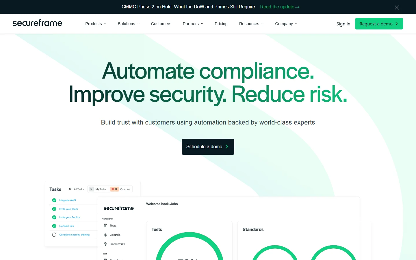 Secureframe screenshot