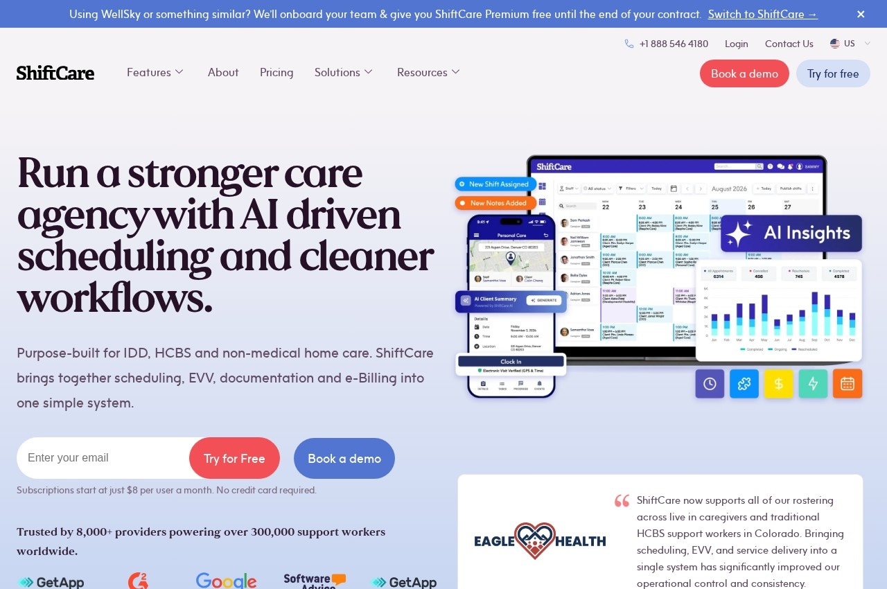 ShiftCare screenshot