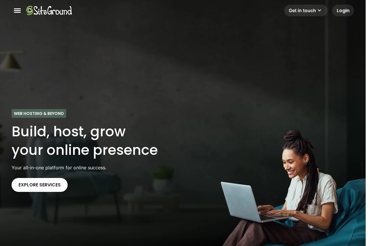 SiteGround screenshot