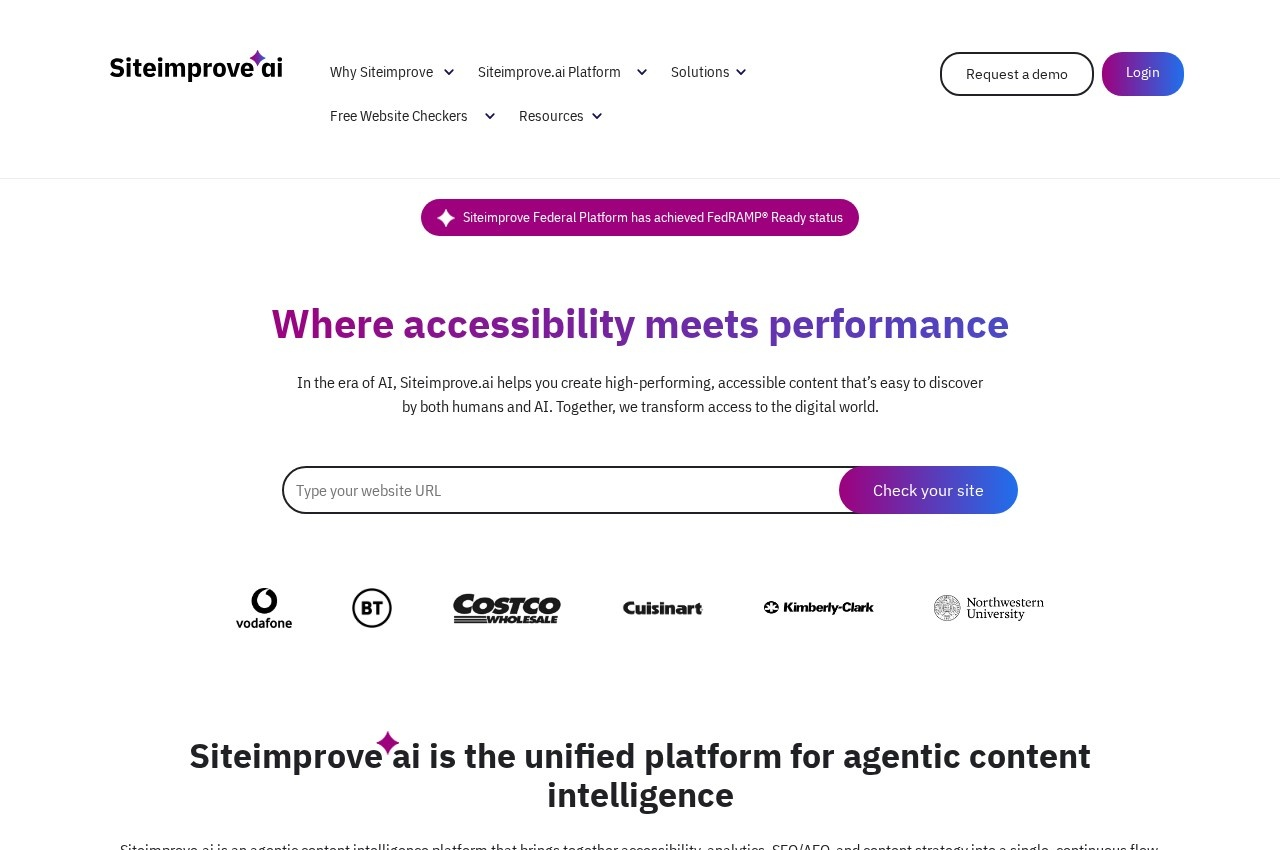 Siteimprove screenshot