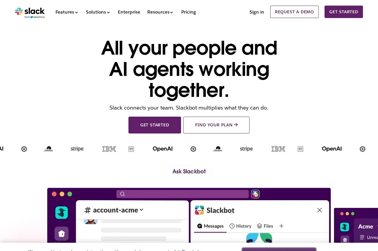 Slack screenshot