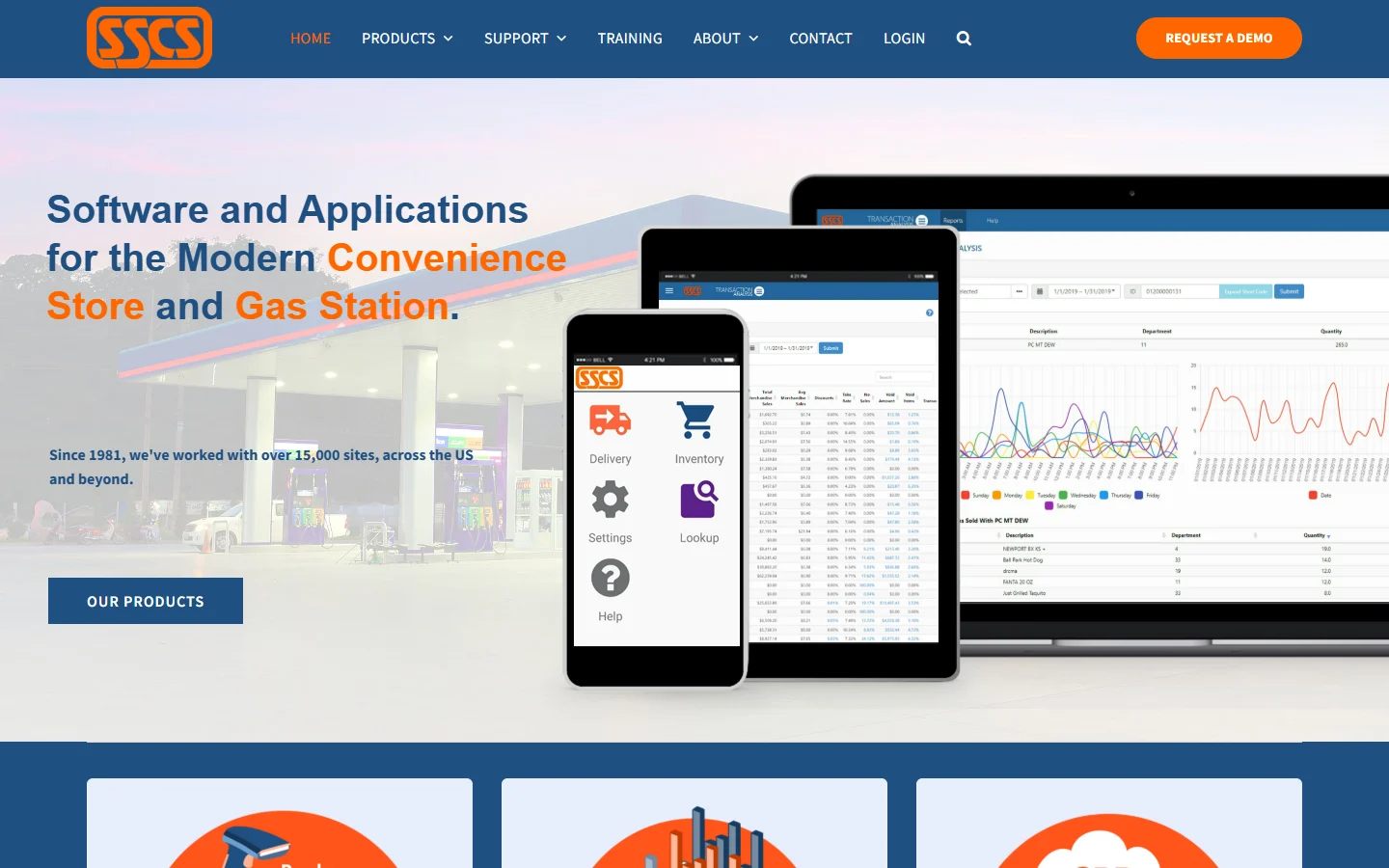SSCS Back Office screenshot