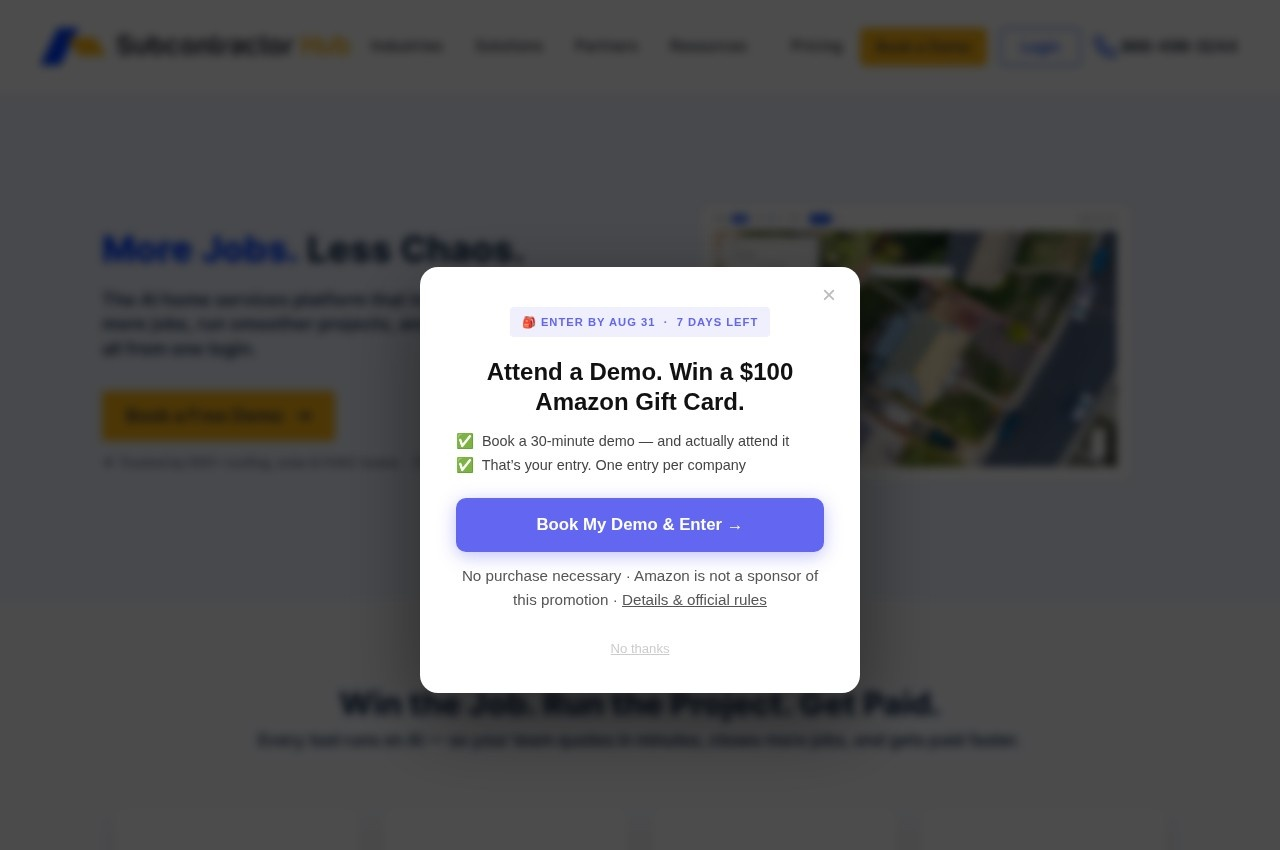 SubcontractorHub screenshot