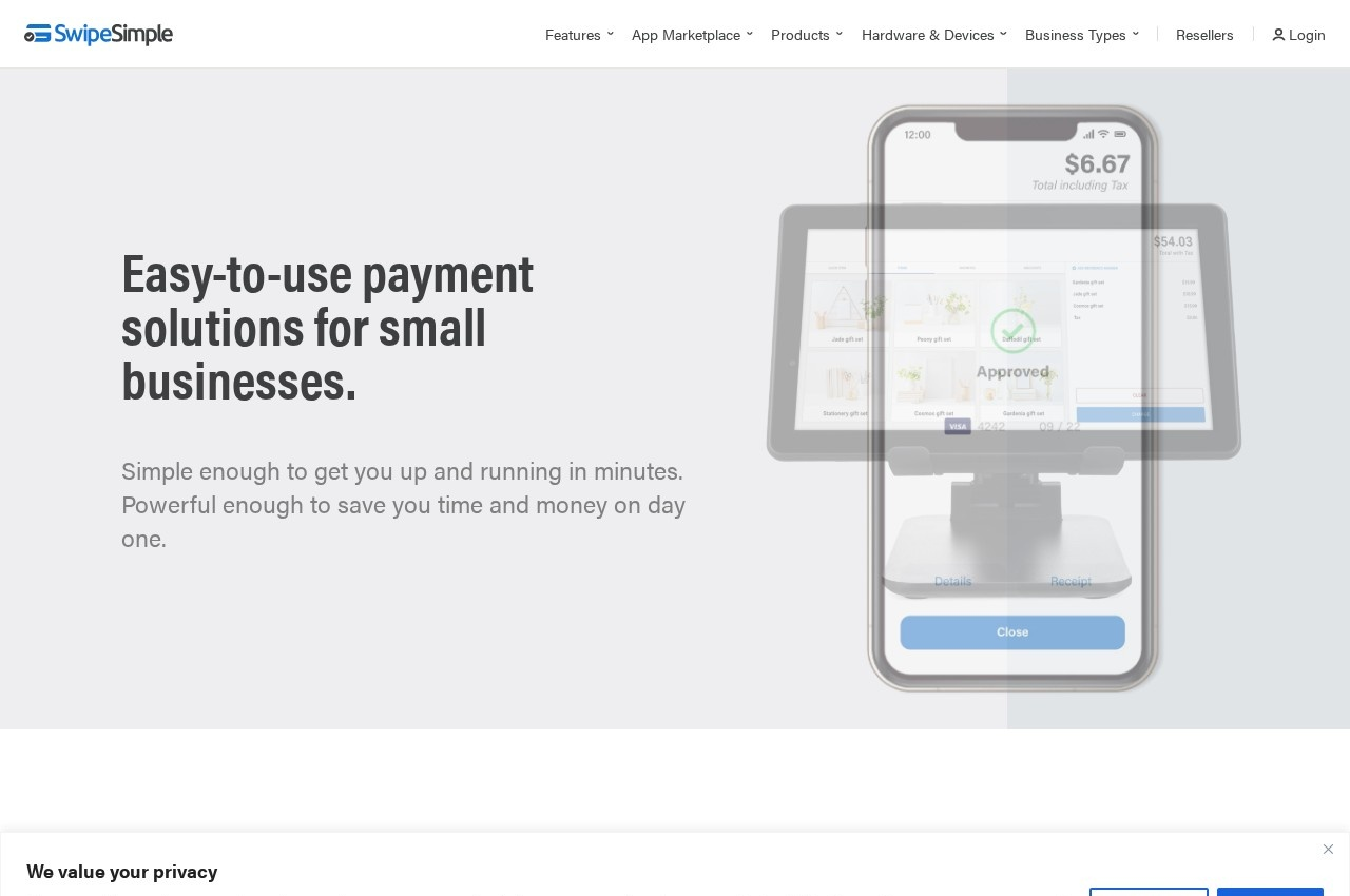 SwipeSimple screenshot