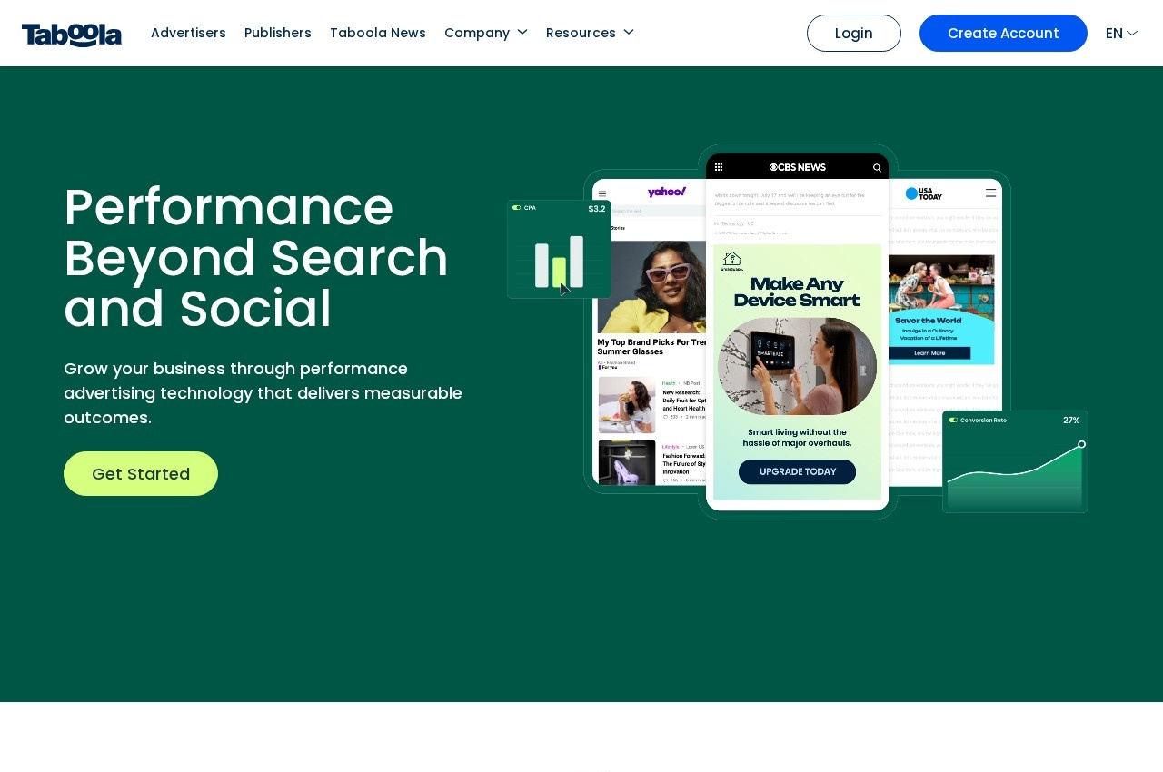 Taboola screenshot